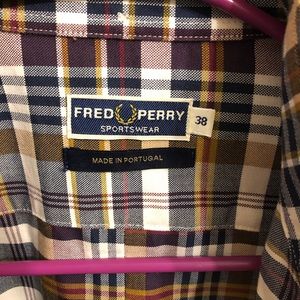 Fred Perry Button Up, made in Portugal.